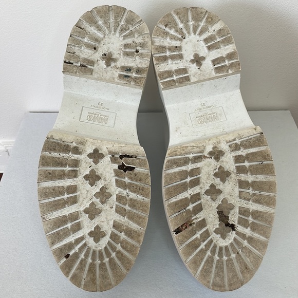 MM6 Maison Martin Margiela White Hiking Boots - Picture 5 of 7